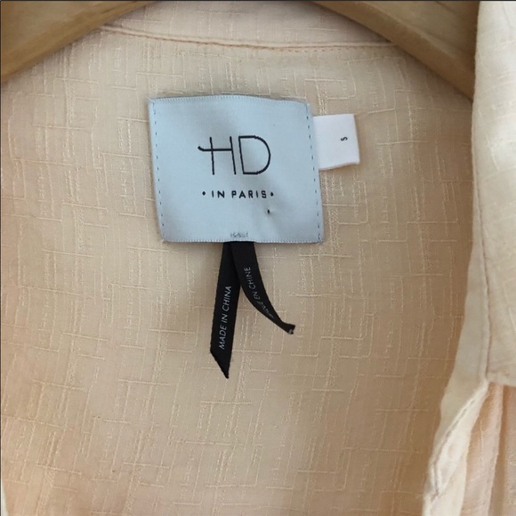 HD in Paris Anthropologie Carmina Tunic in Blush - Picture 7 of 8